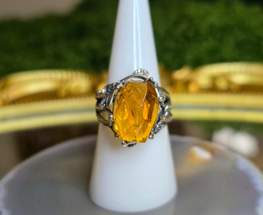 Citrine Freeform Ring