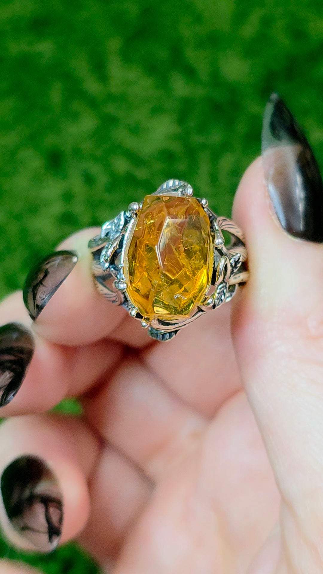 Citrine Freeform Ring