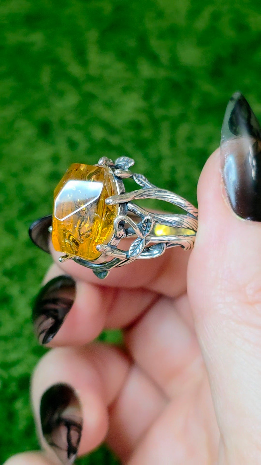 Citrine Freeform Ring