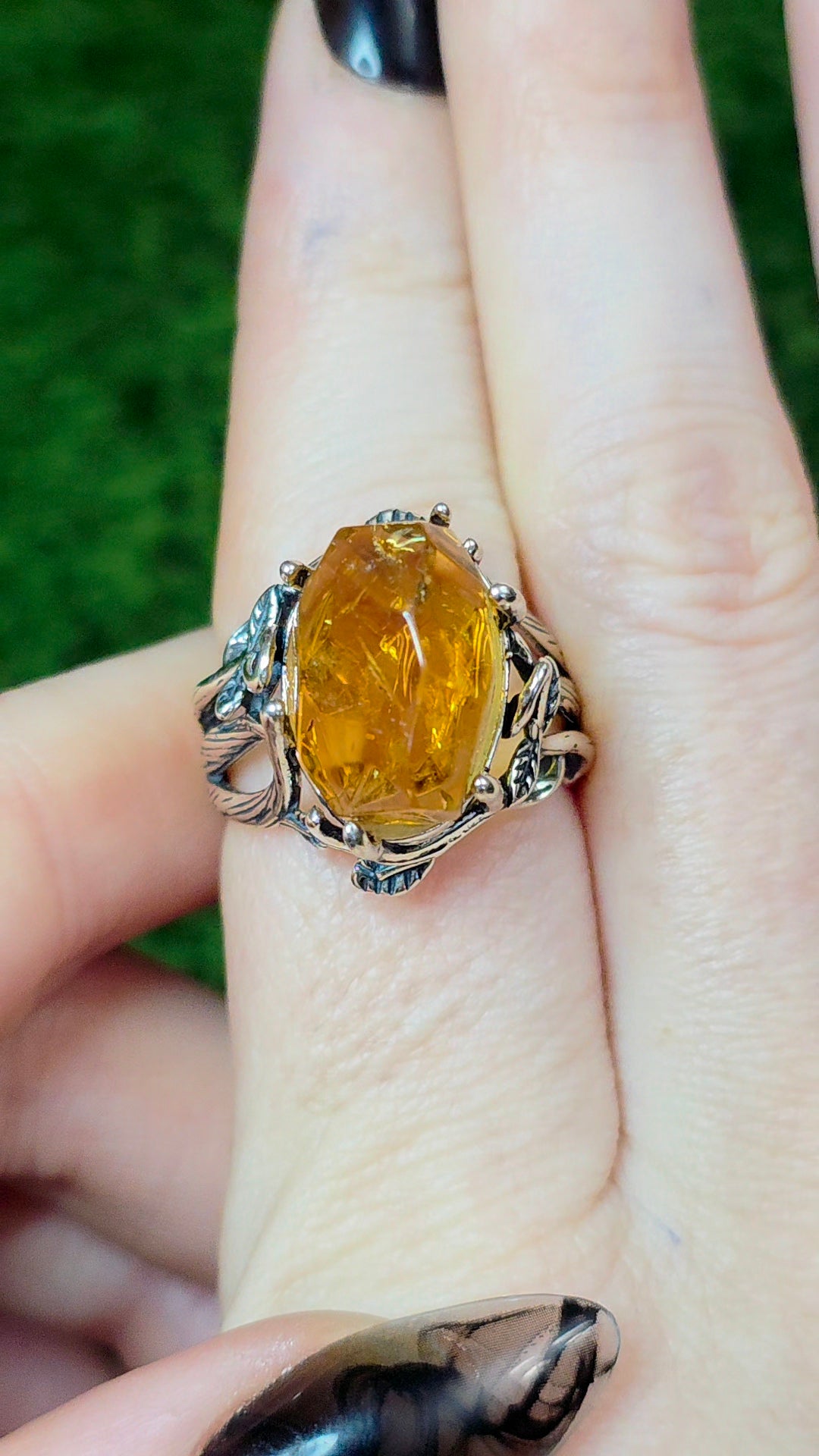 Citrine Freeform Ring