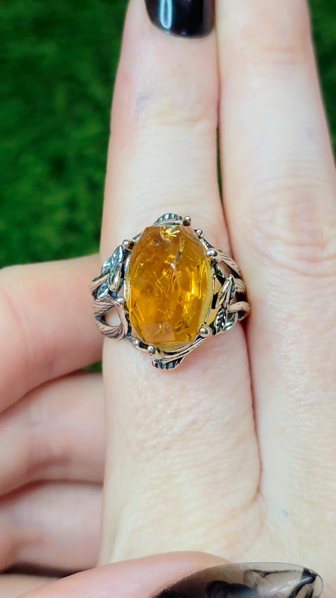 Citrine Freeform Ring
