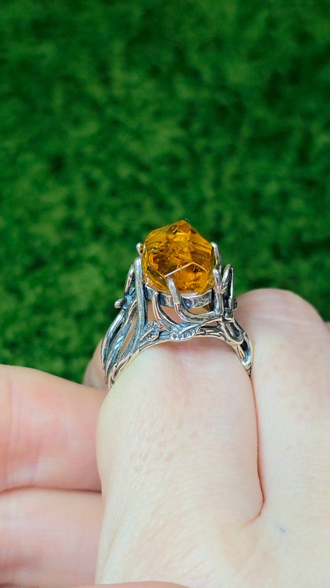 Citrine Freeform Ring