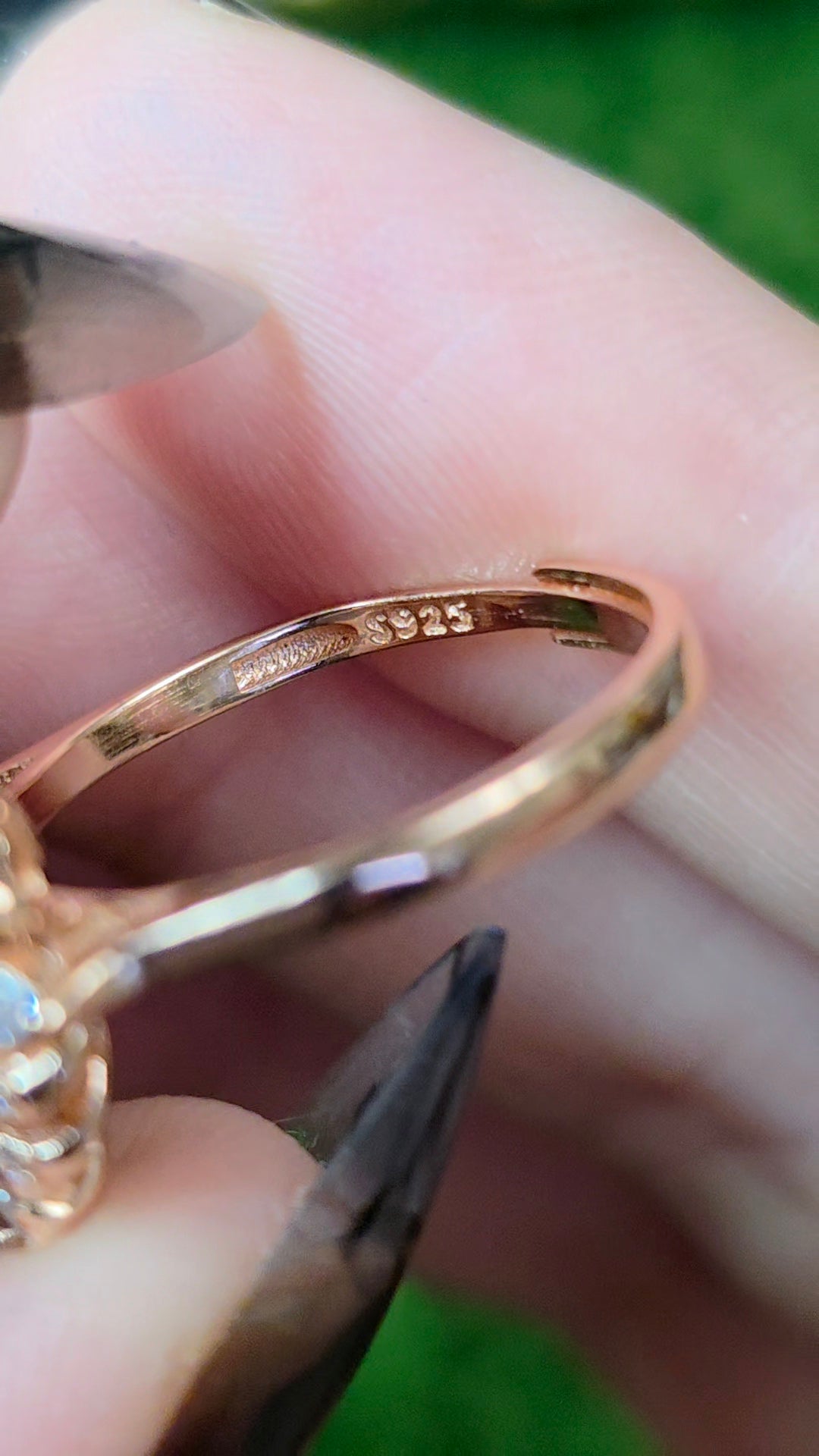 Yellow Sapphire Rose Gold Ring B