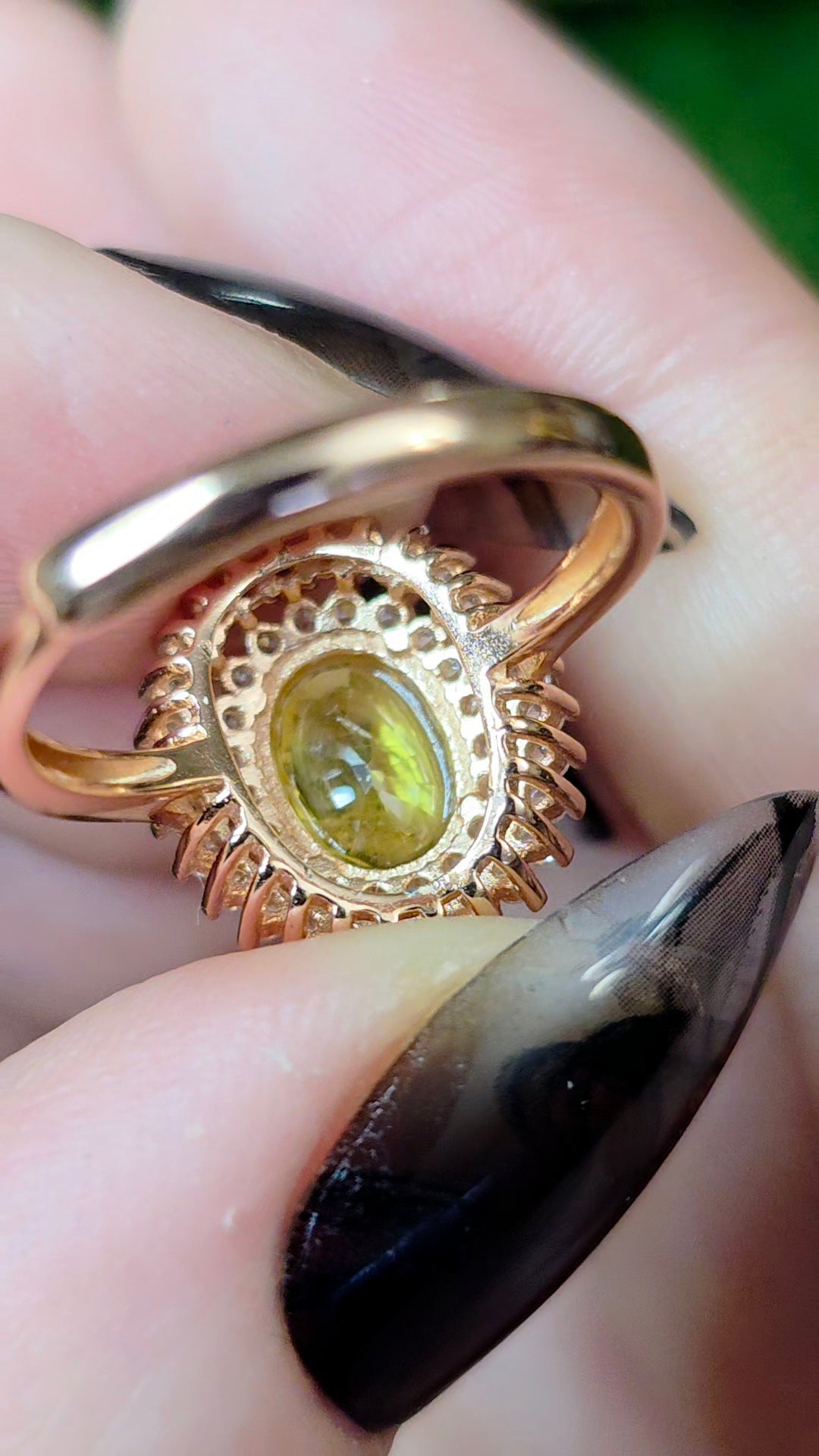 Yellow Sapphire Rose Gold Ring C