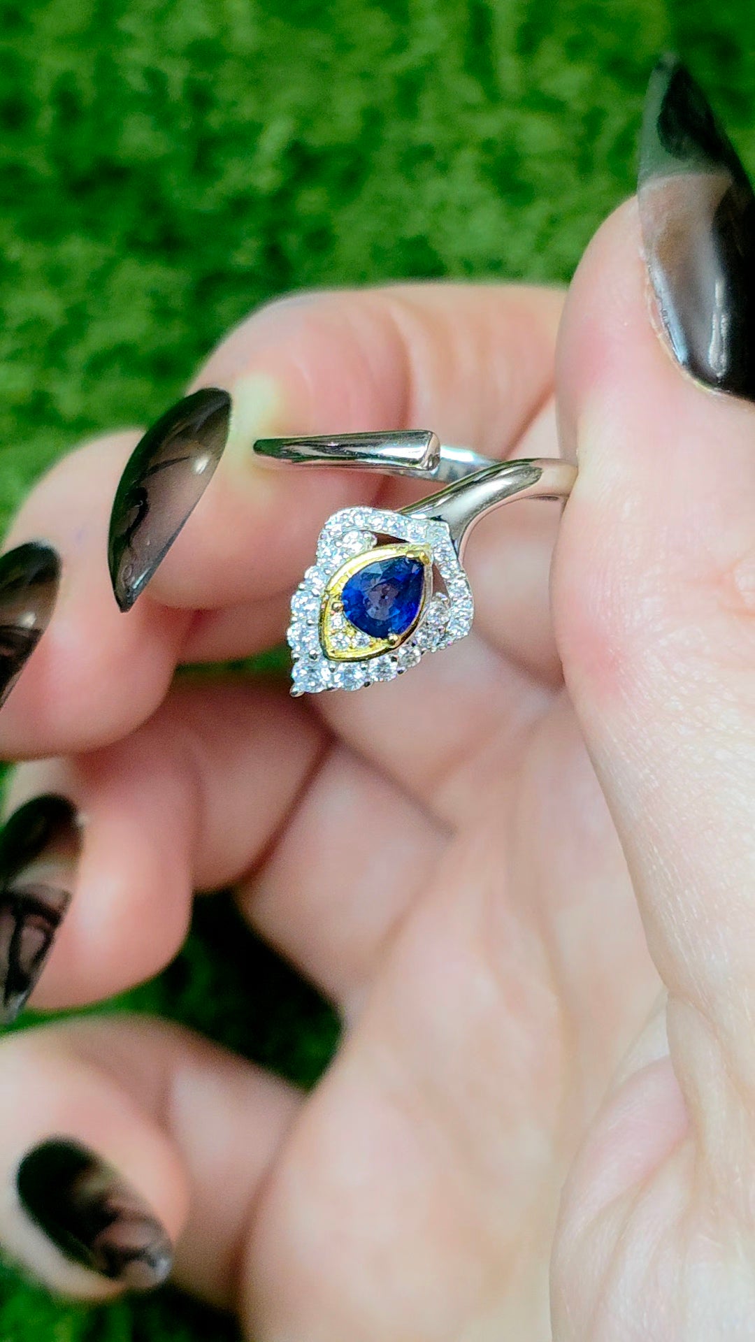 Blue Sapphire Wrap Ring