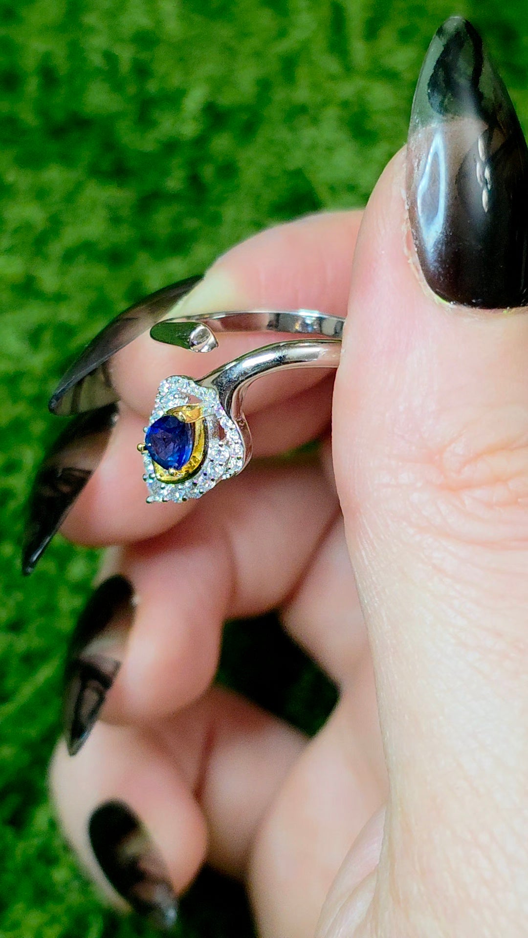 Blue Sapphire Wrap Ring