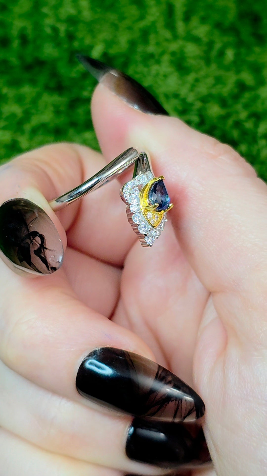 Blue Sapphire Wrap Ring