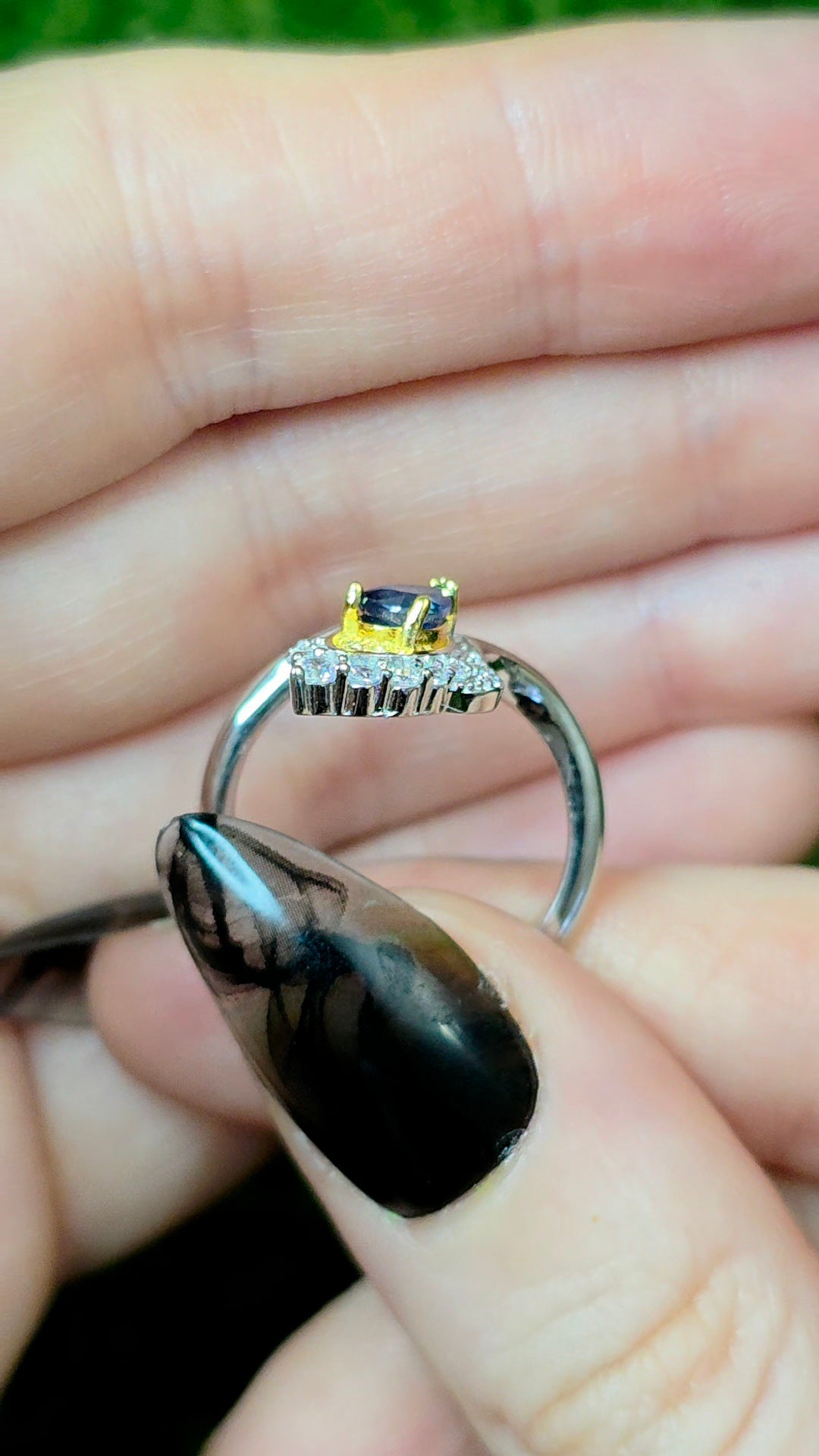 Blue Sapphire Wrap Ring