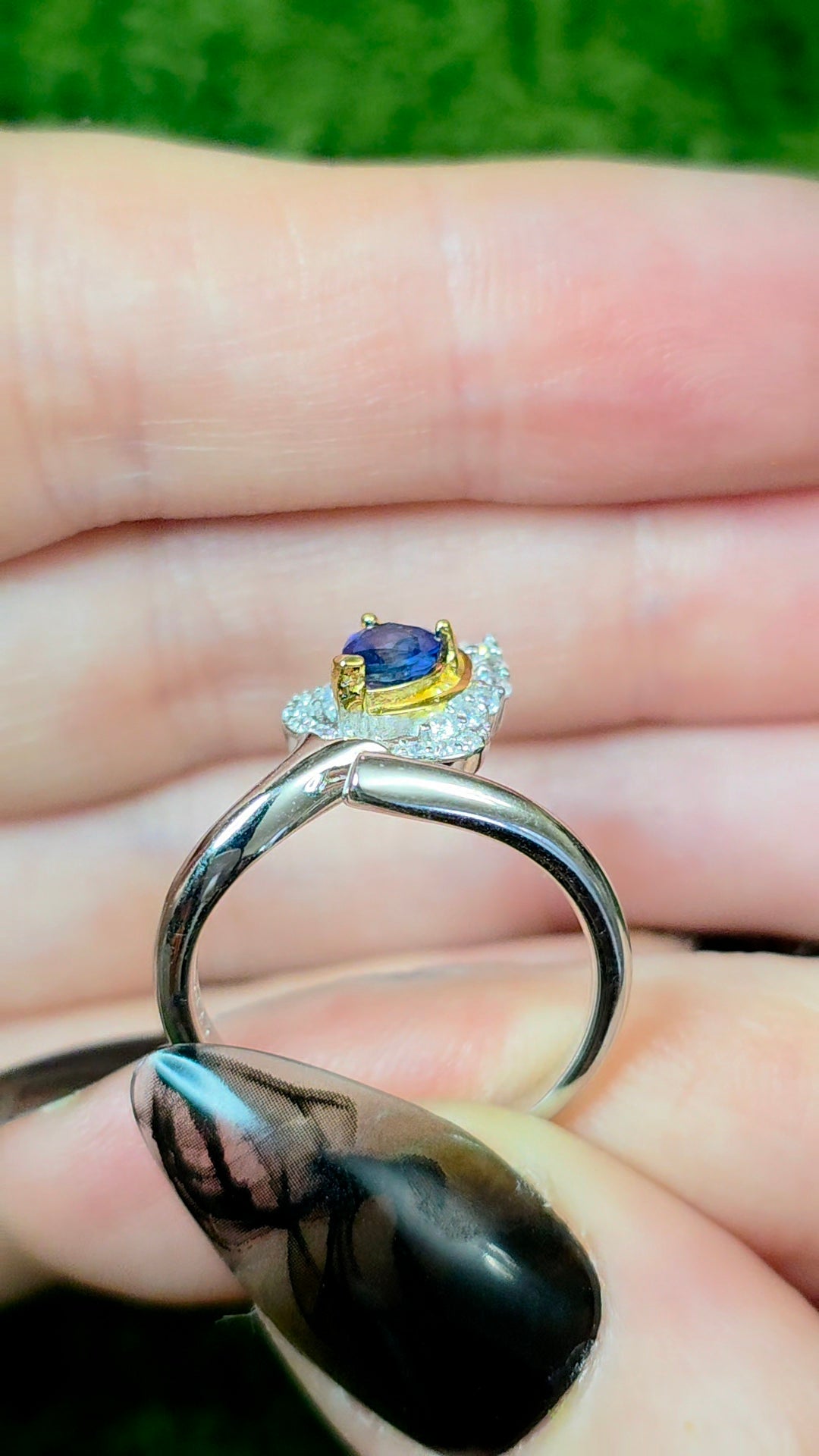 Blue Sapphire Wrap Ring