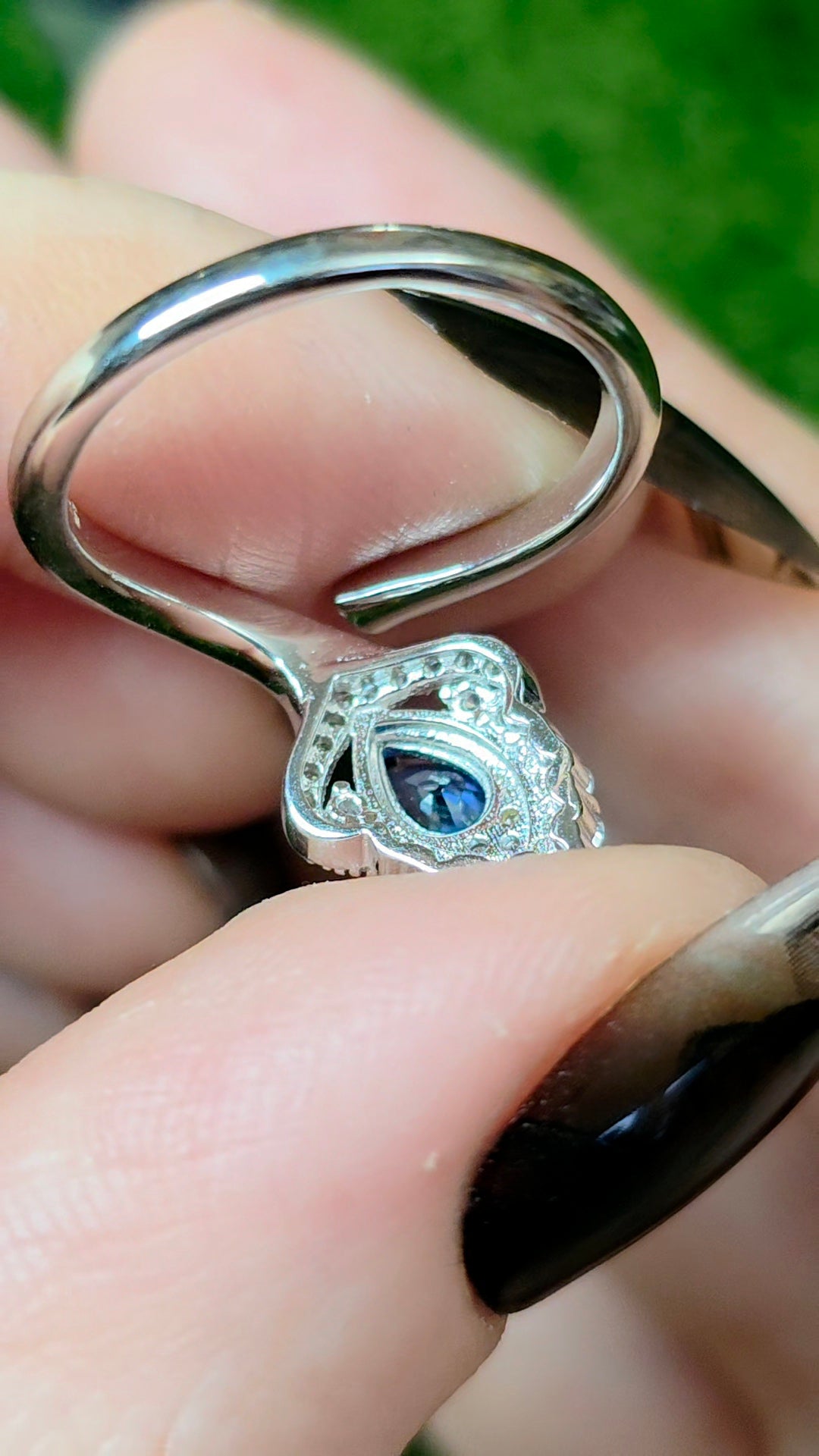 Blue Sapphire Wrap Ring