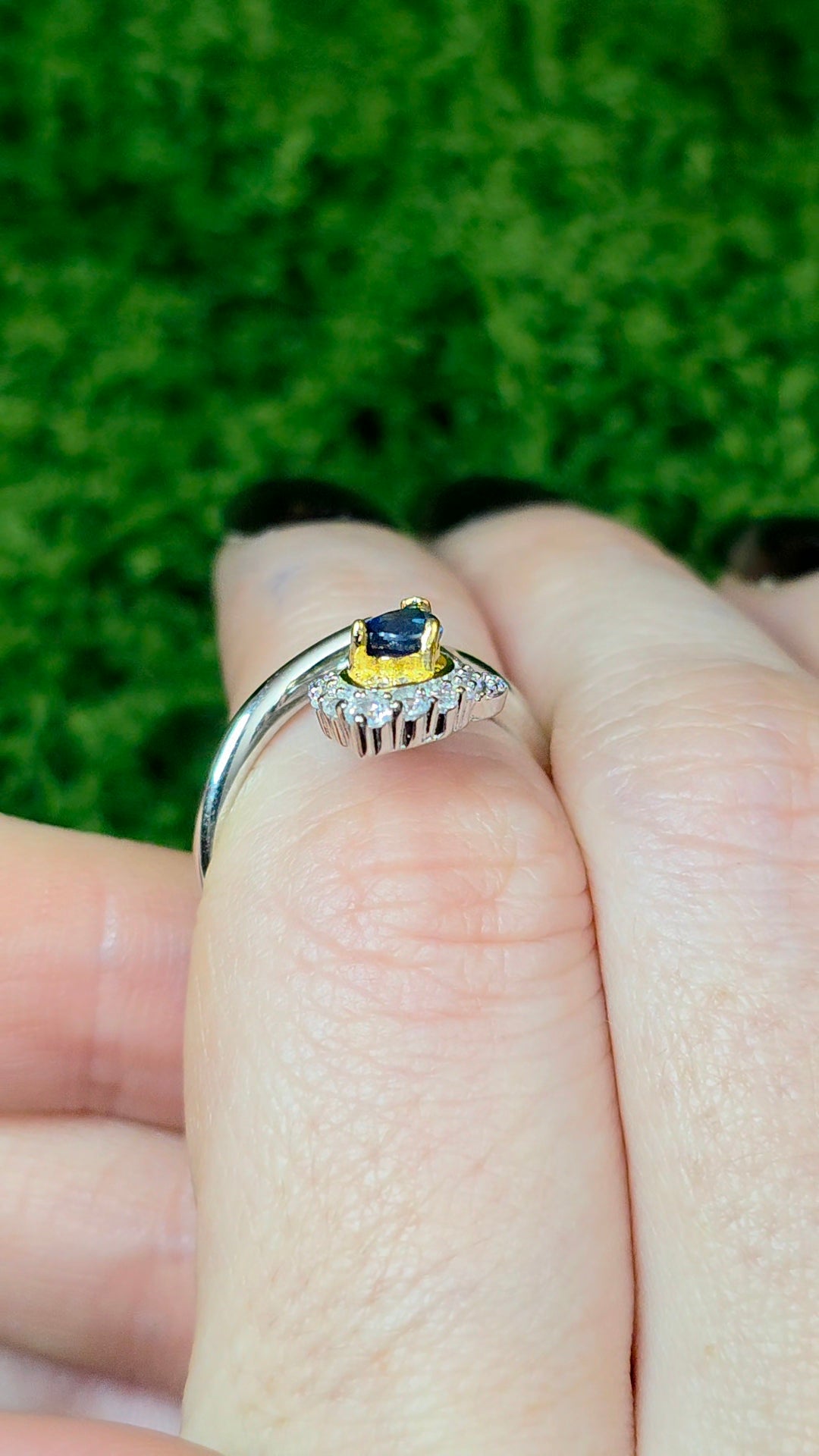 Blue Sapphire Wrap Ring
