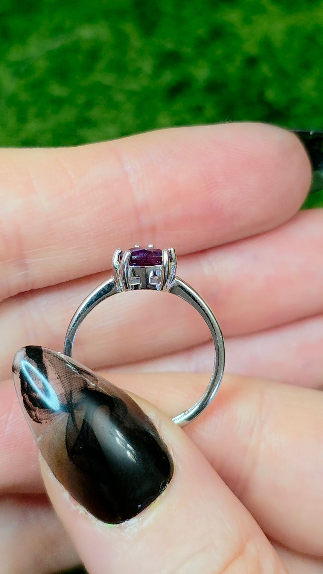 Alexandrite Solitare Ring B