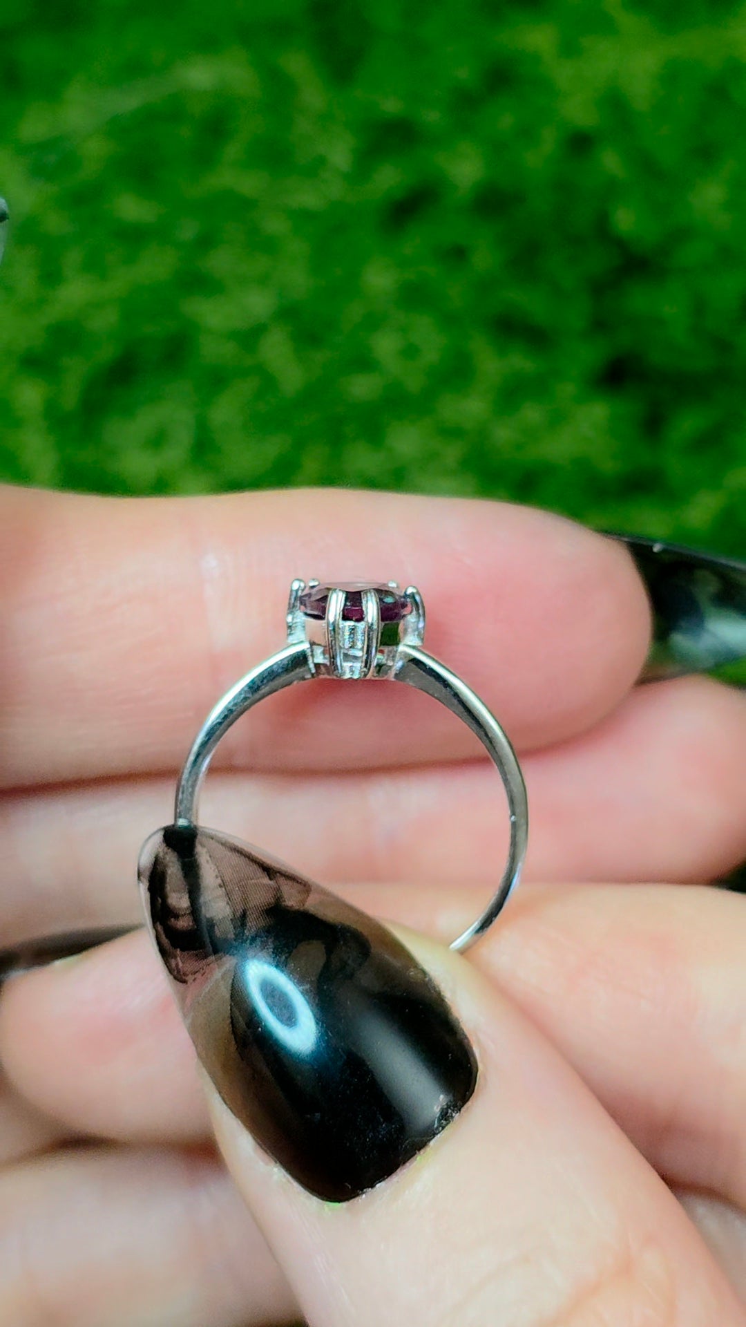 Alexandrite Solitare Ring B