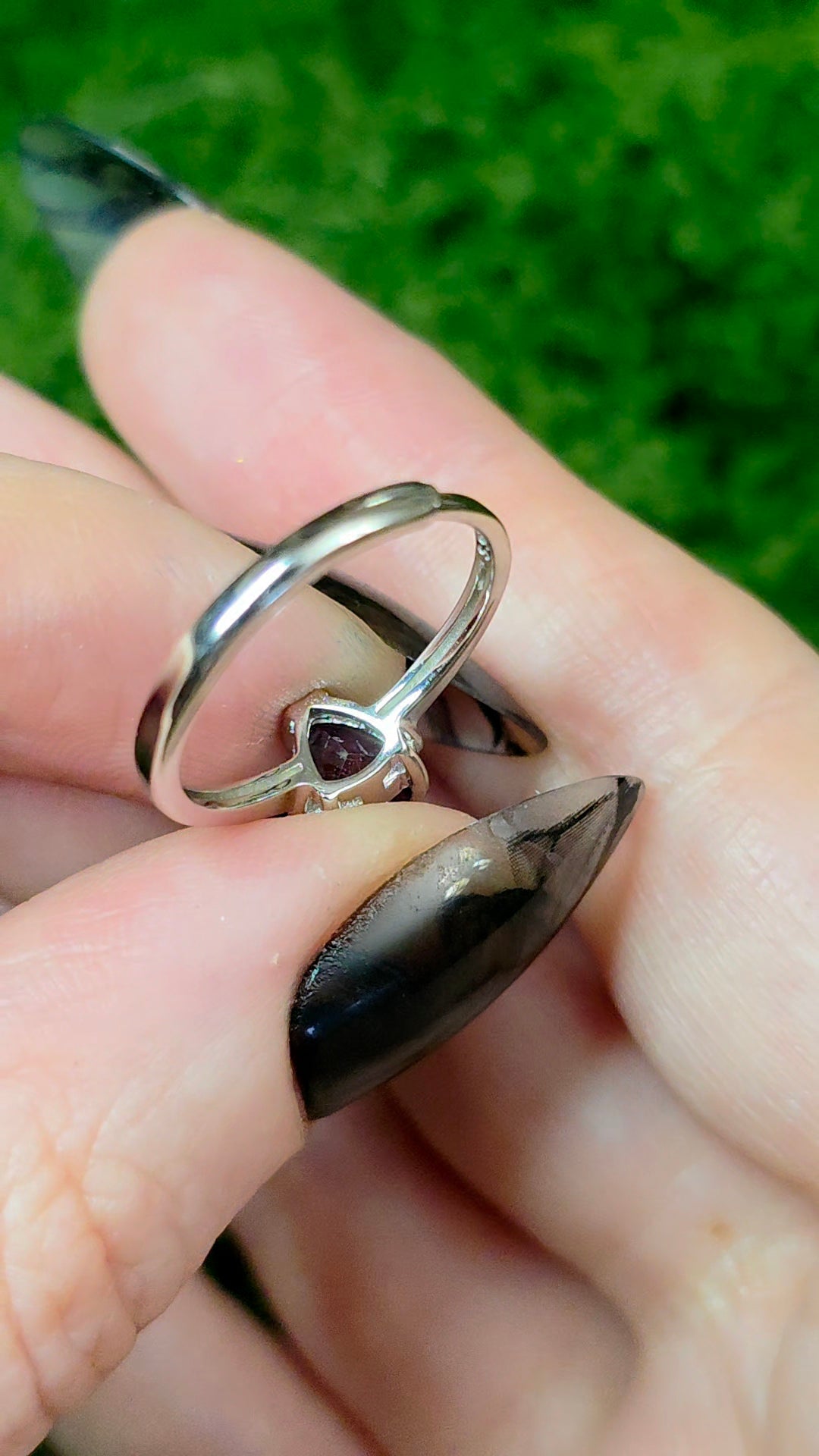 Alexandrite Solitare Ring B