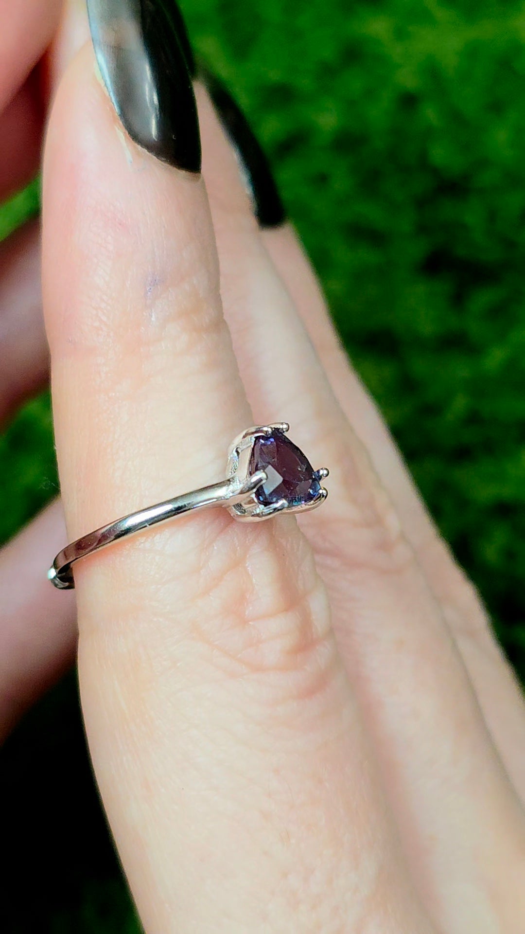 Alexandrite Solitare Ring B
