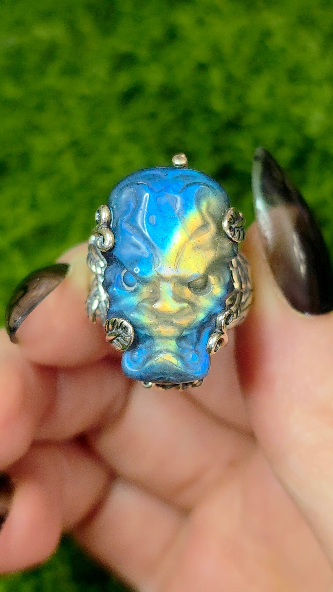Labradorite Pixiu Ring