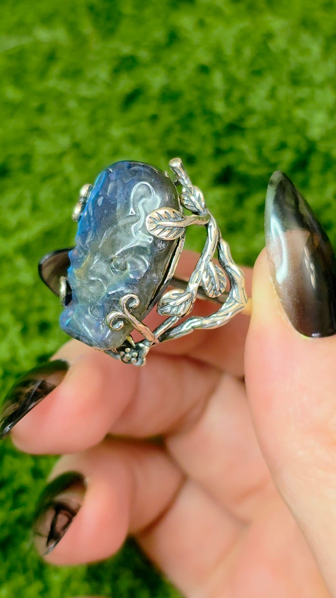 Labradorite Pixiu Ring