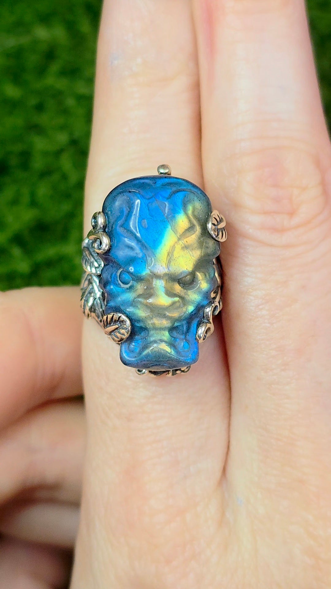 Labradorite Pixiu Ring