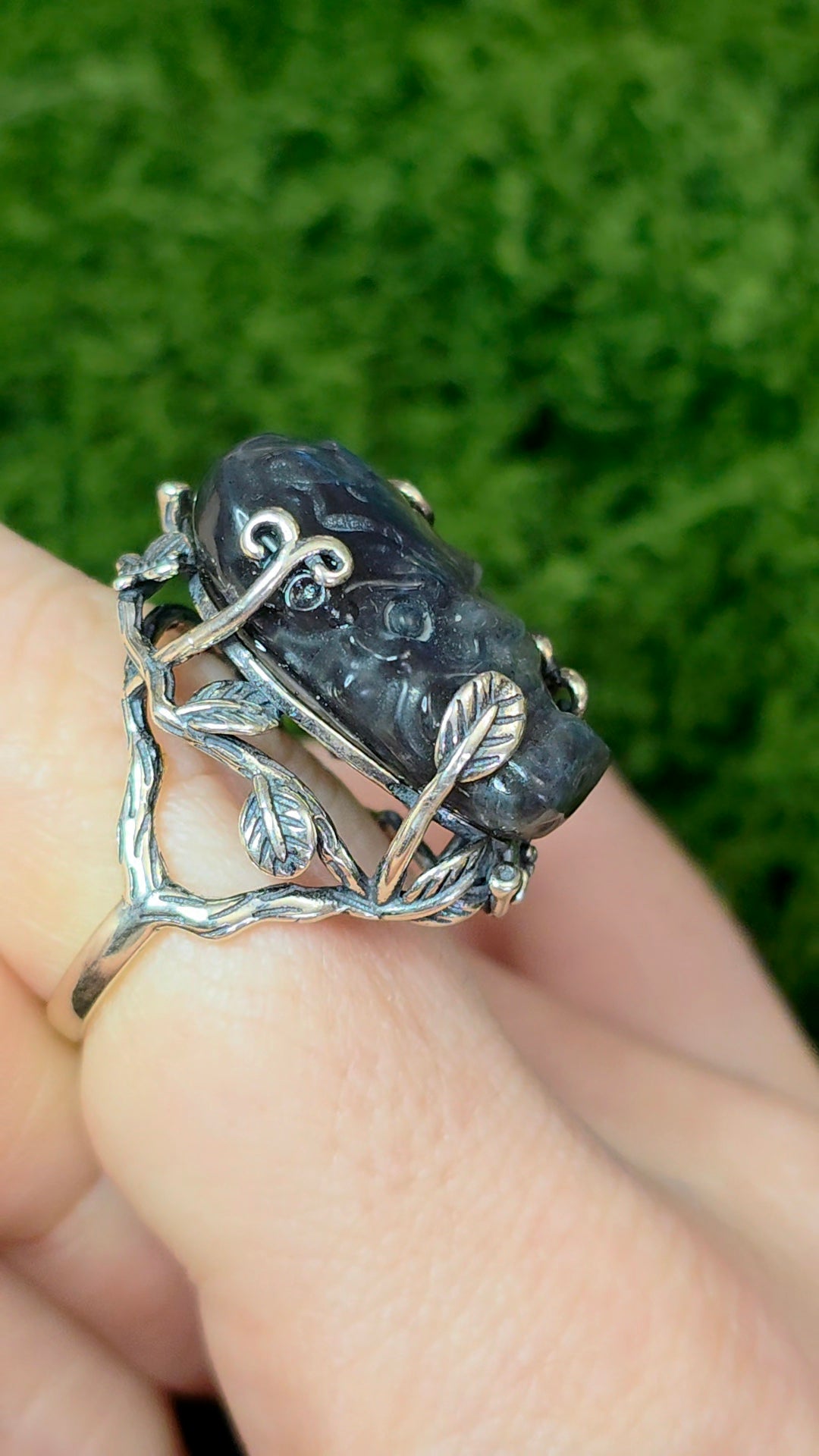 Labradorite Pixiu Ring