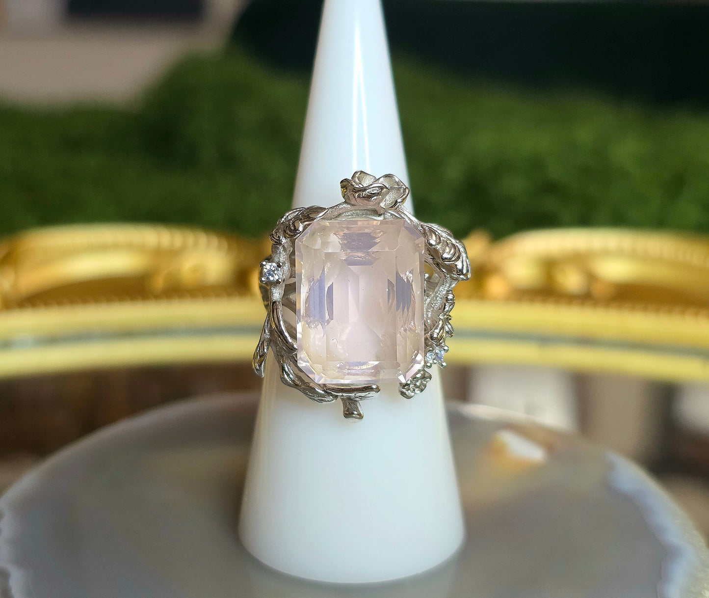 Blush Pink Morganite Ring
