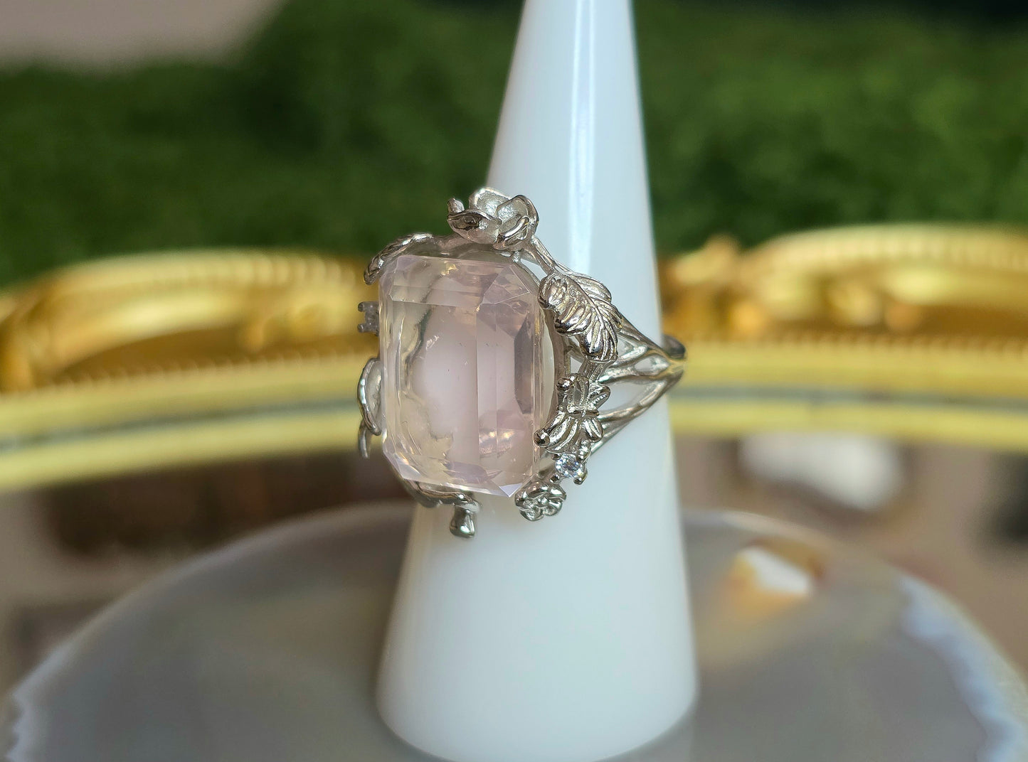 Blush Pink Morganite Ring