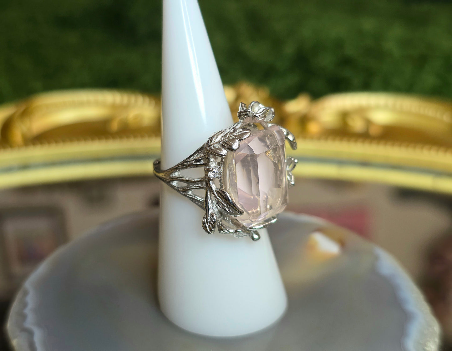 Blush Pink Morganite Ring