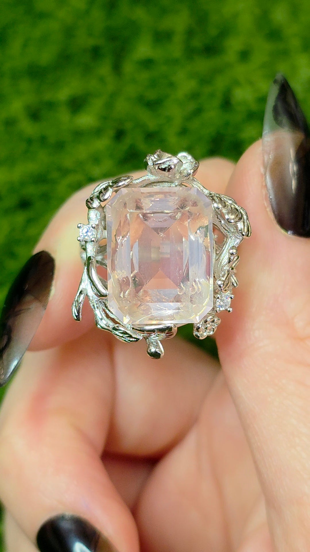 Blush Pink Morganite Ring