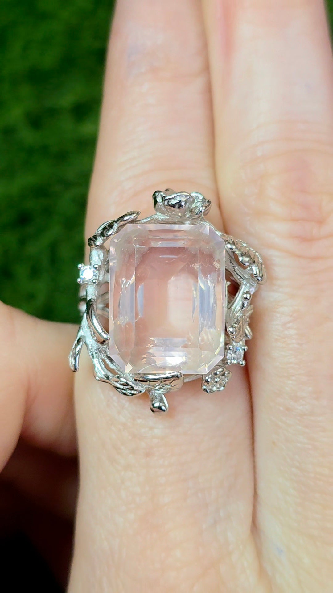 Blush Pink Morganite Ring