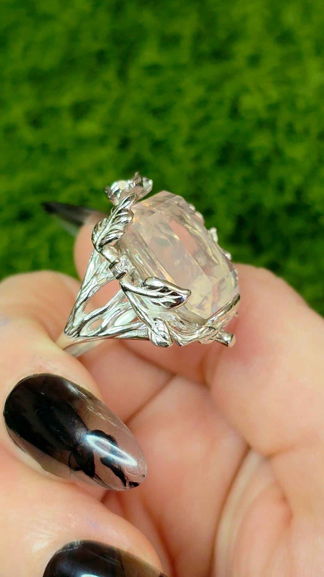 Blush Pink Morganite Ring