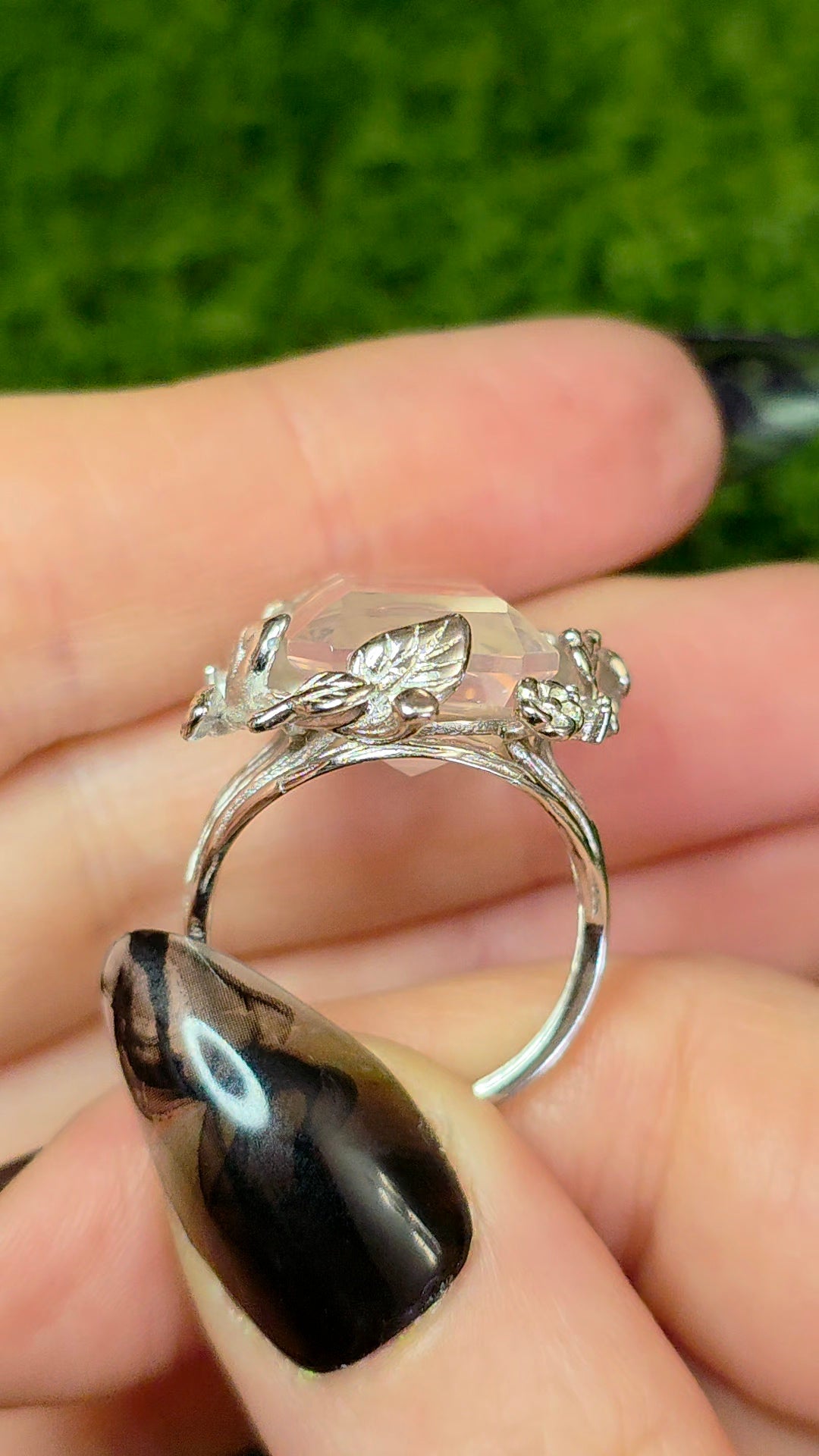 Blush Pink Morganite Ring