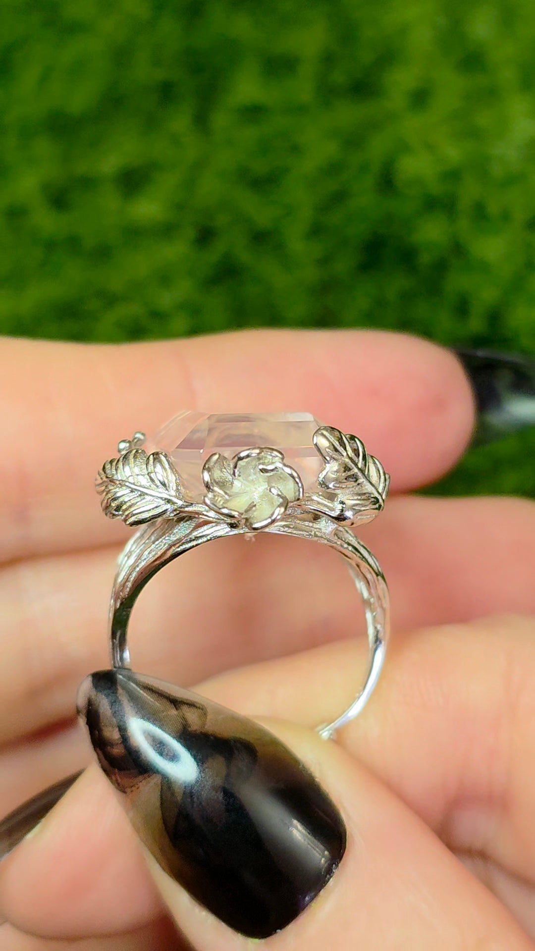 Blush Pink Morganite Ring
