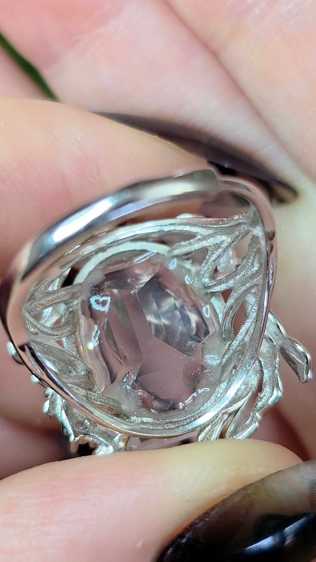 Blush Pink Morganite Ring