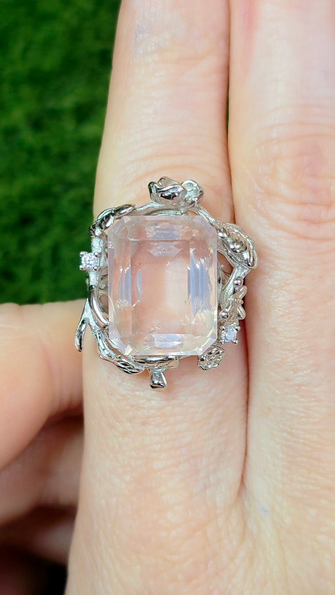 Blush Pink Morganite Ring