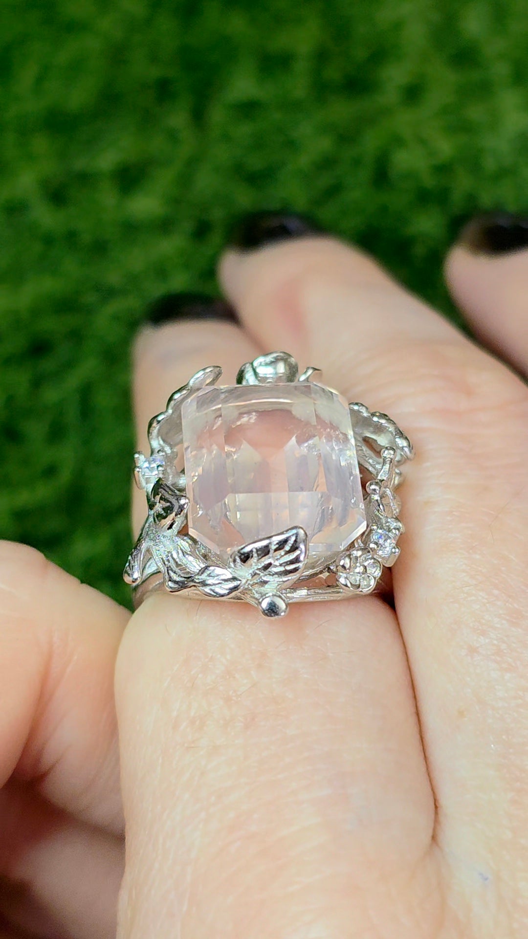 Blush Pink Morganite Ring