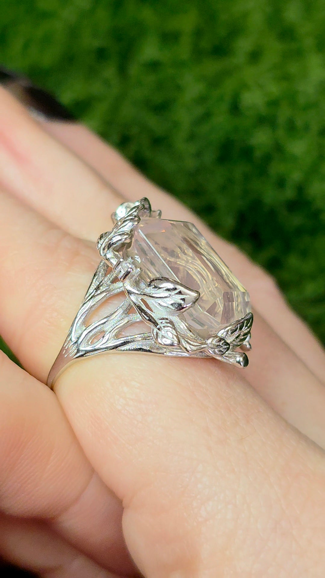 Blush Pink Morganite Ring