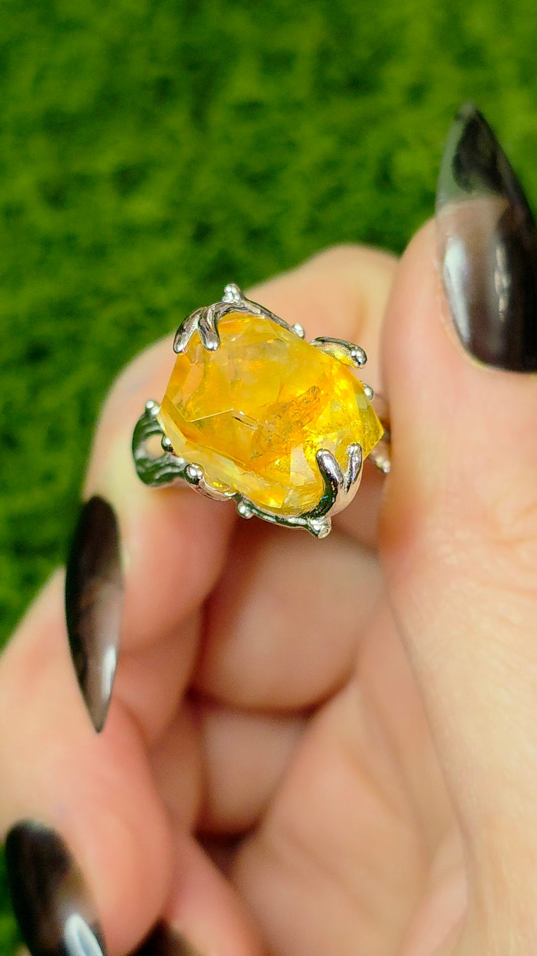 Golden Healer Fantasy Freeform Ring
