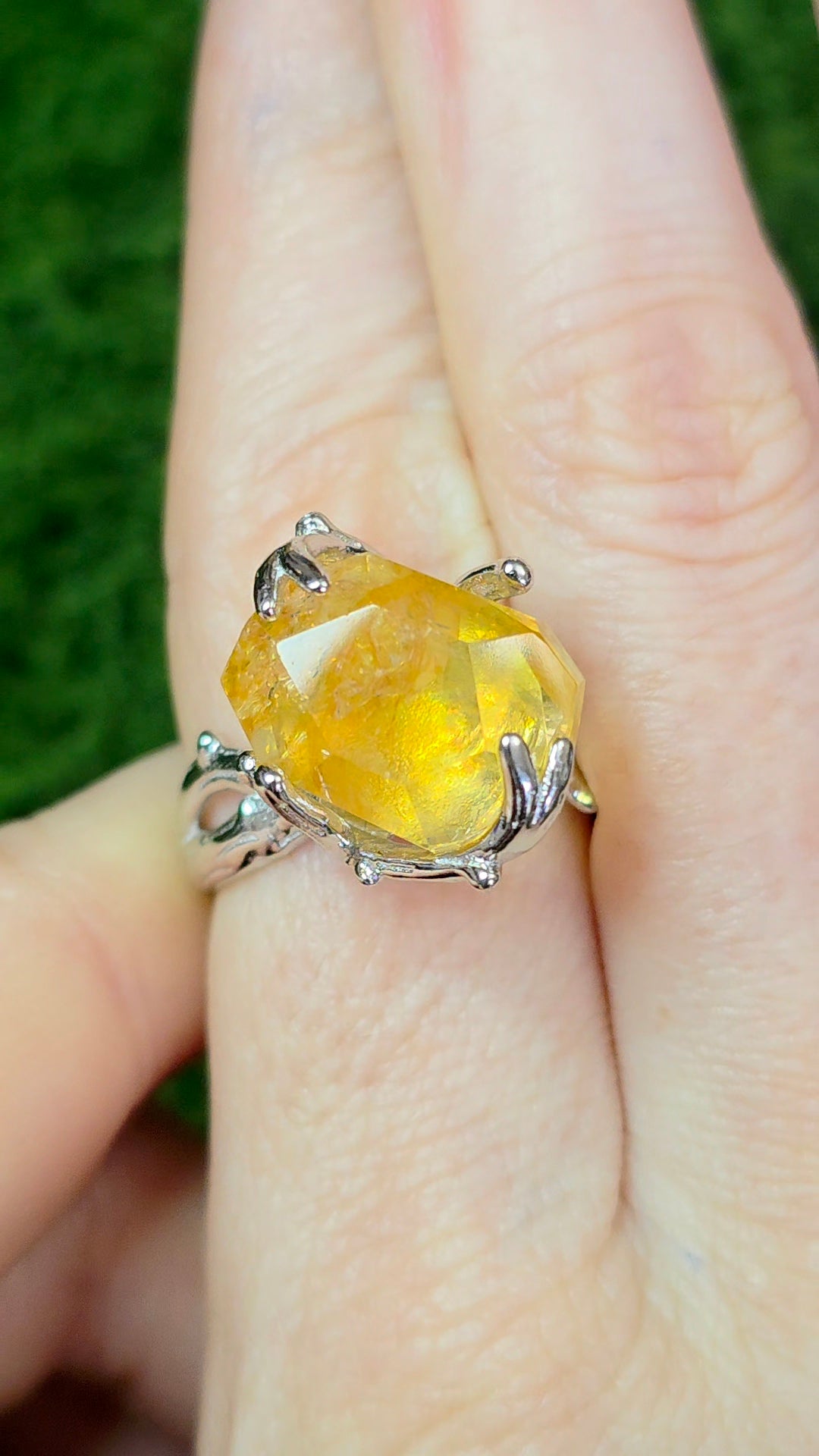 Golden Healer Fantasy Freeform Ring