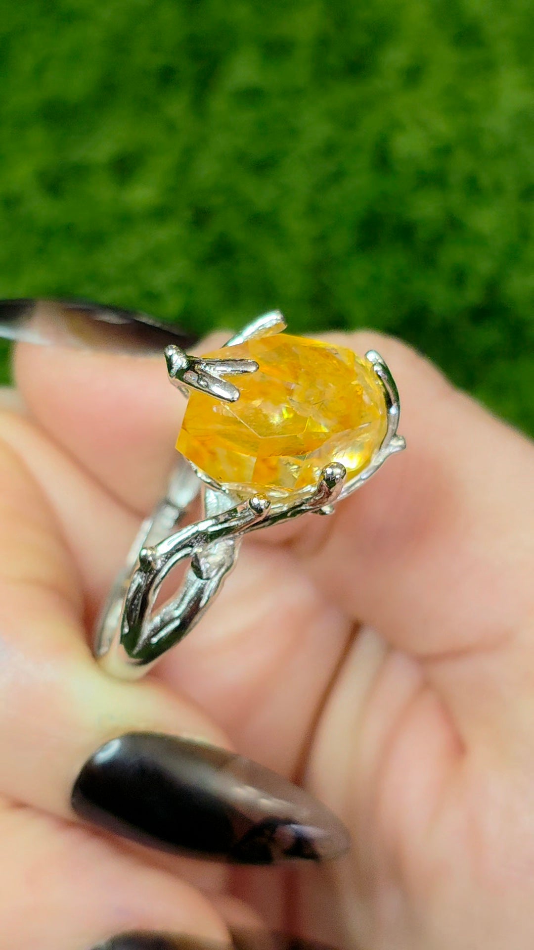 Golden Healer Fantasy Freeform Ring
