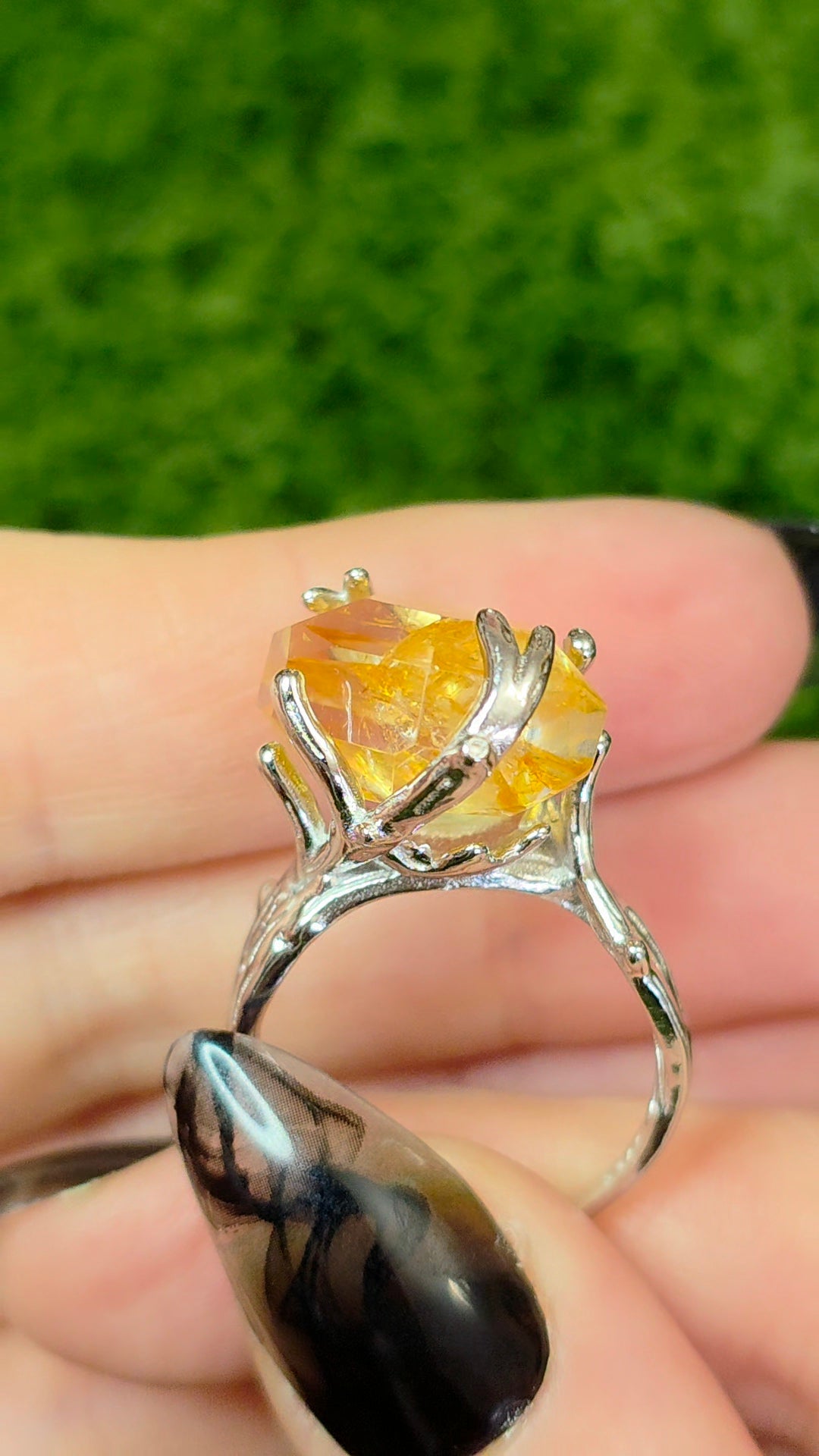 Golden Healer Fantasy Freeform Ring