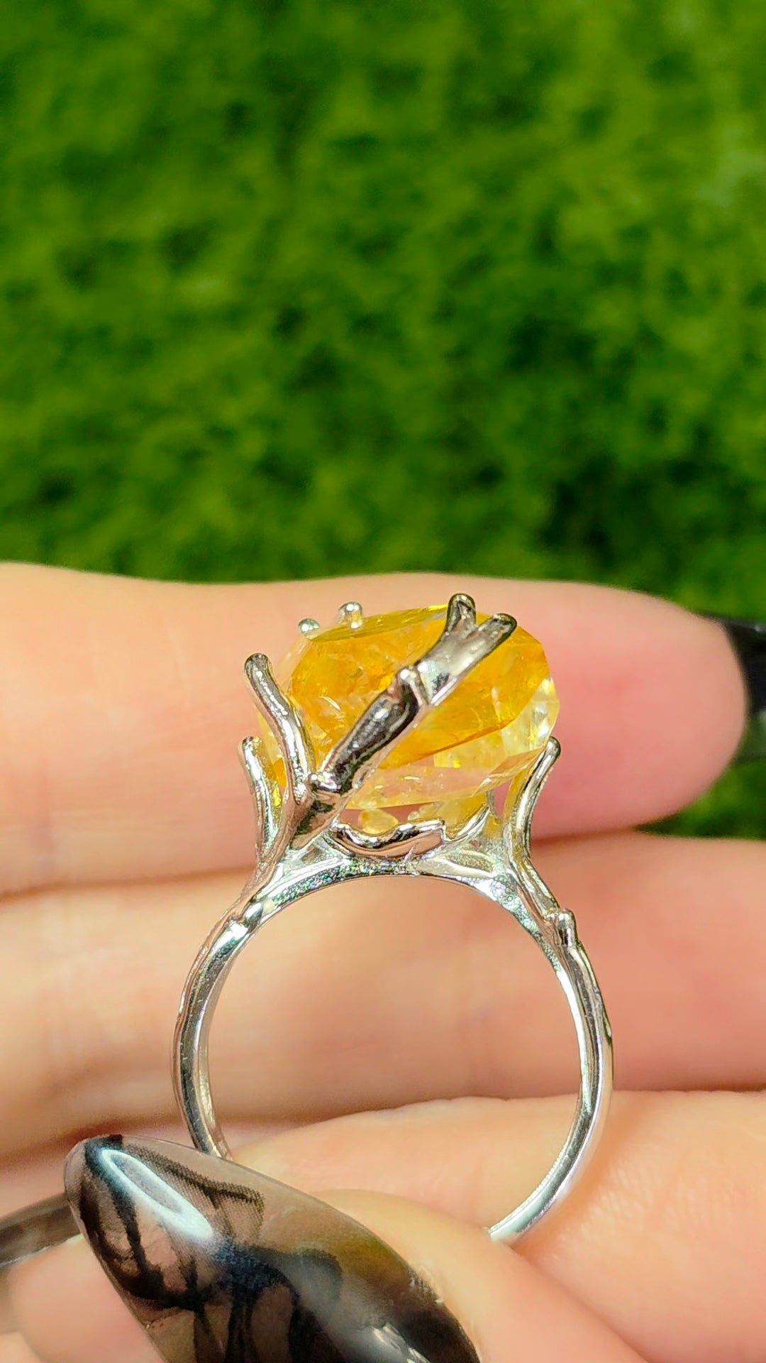 Golden Healer Fantasy Freeform Ring