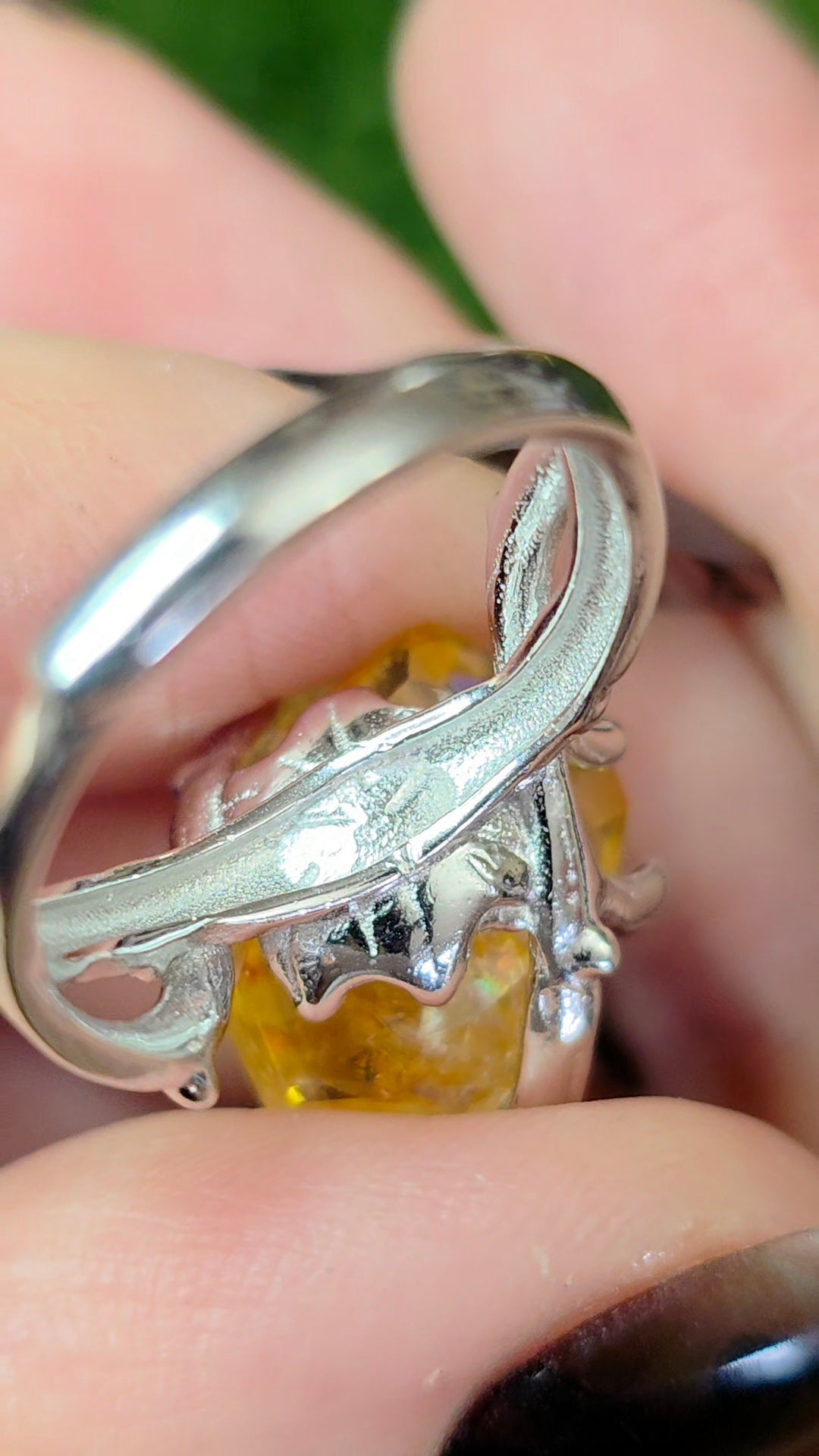 Golden Healer Fantasy Freeform Ring