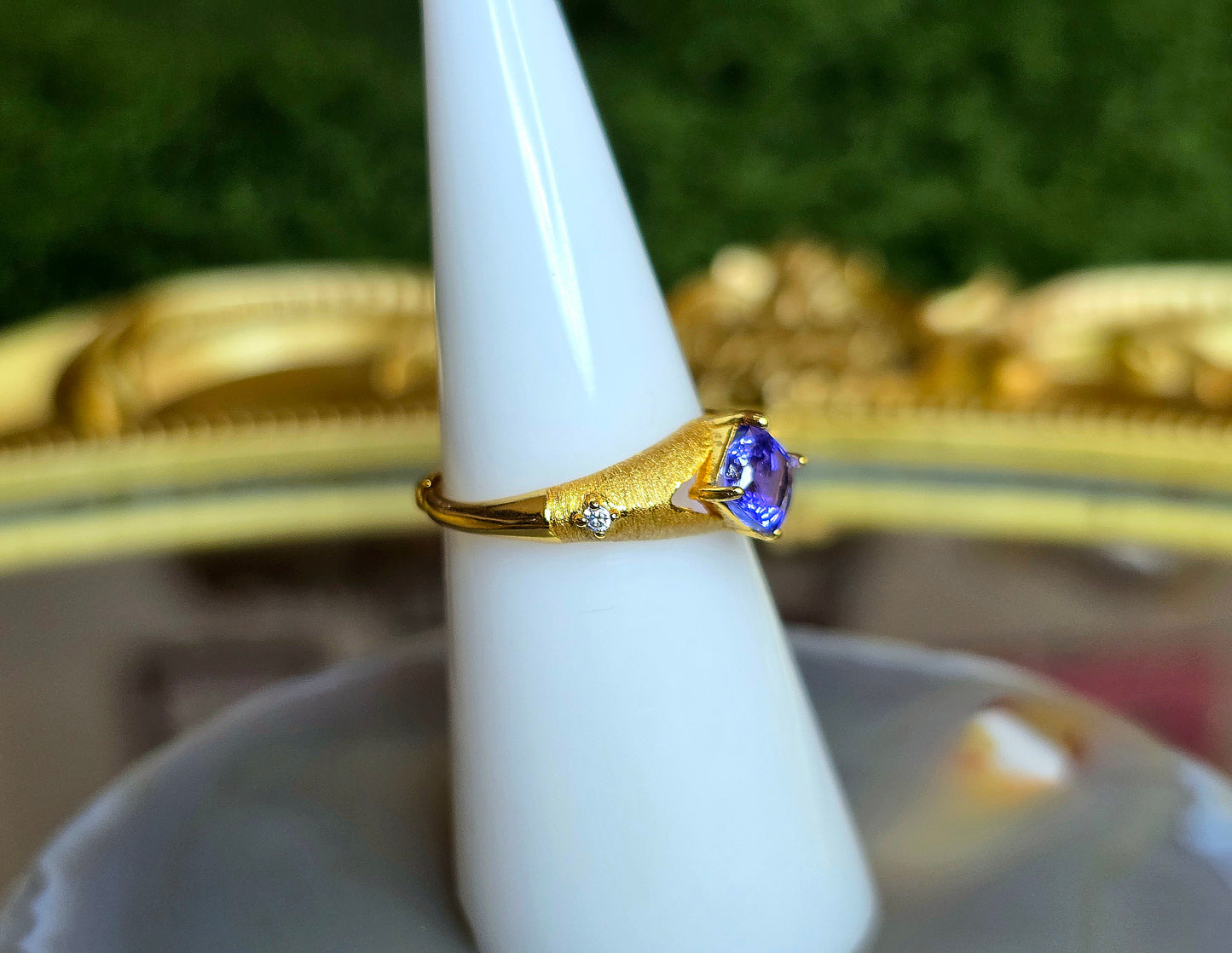 Tanzanite Golden Ring C