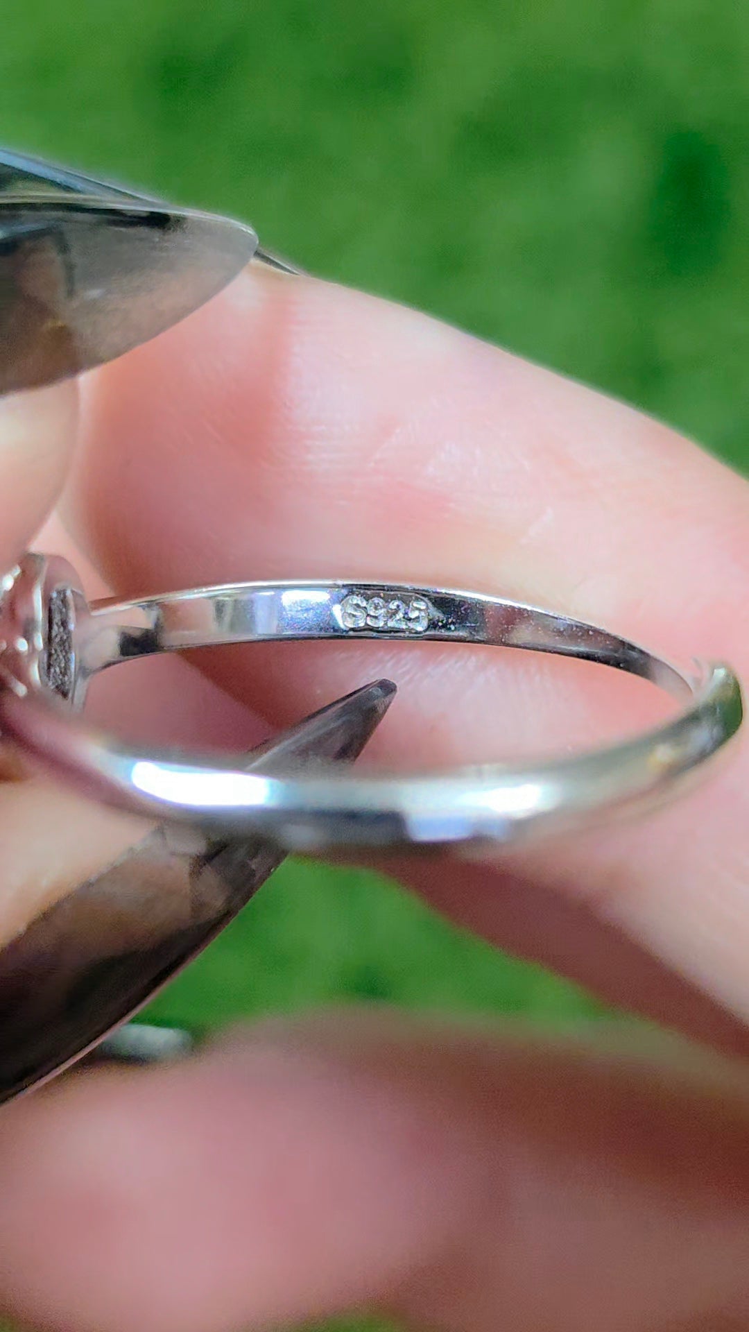 Pink Tourmaline Raw Stone Ring