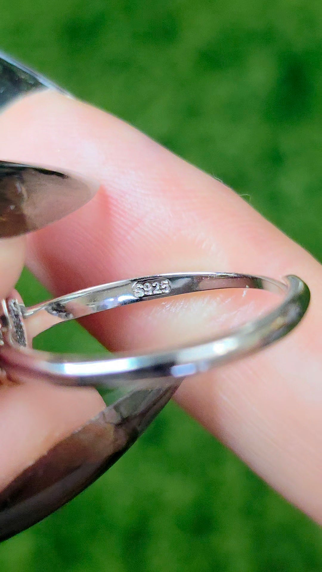Blue Tourmaline Raw Stone Ring