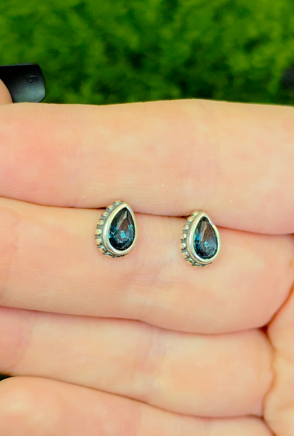London Blue Topaz Stud Earrings
