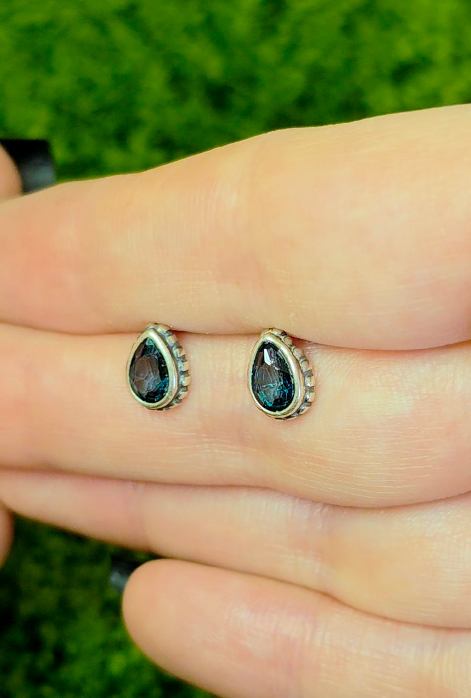 London Blue Topaz Stud Earrings