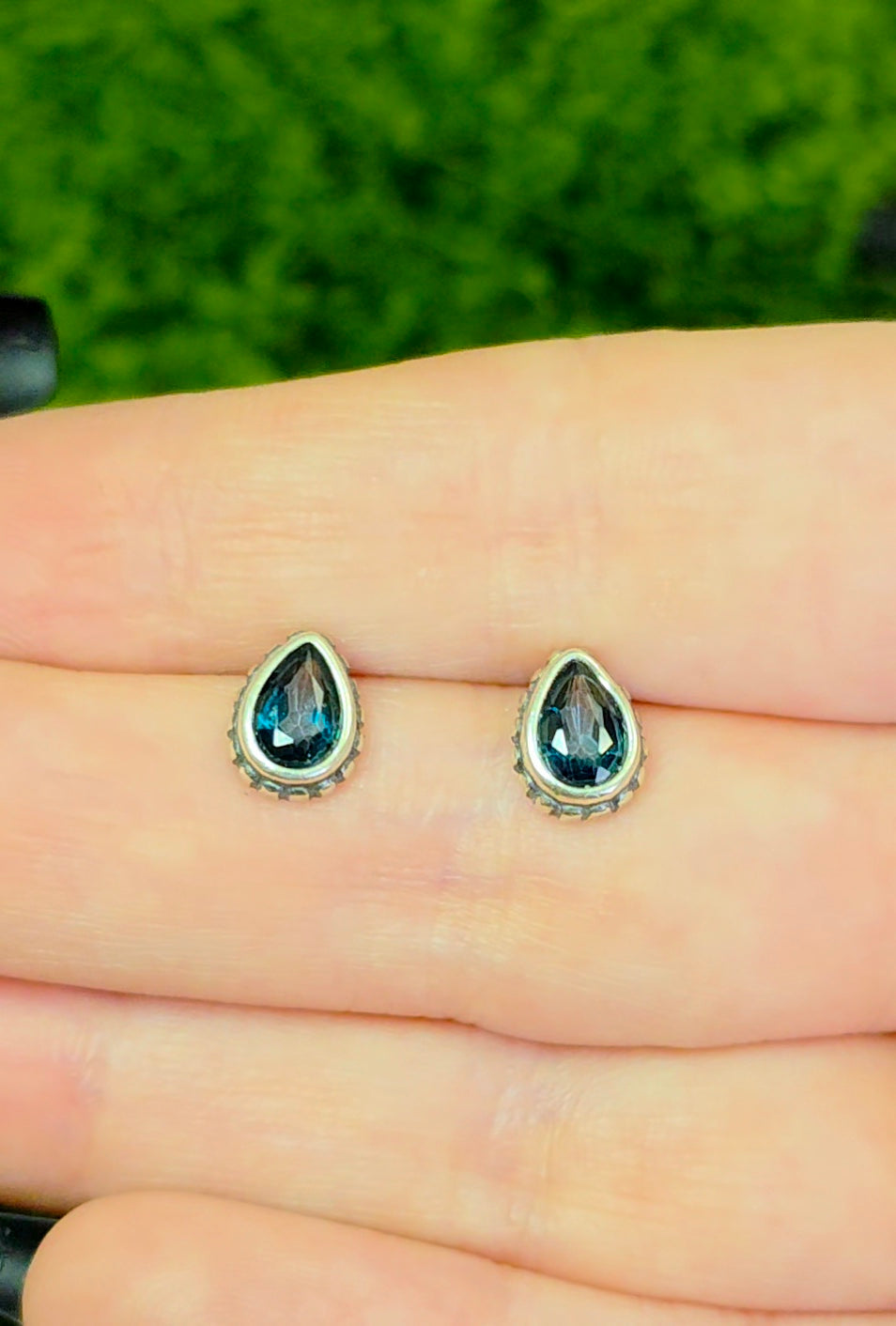 London Blue Topaz Stud Earrings