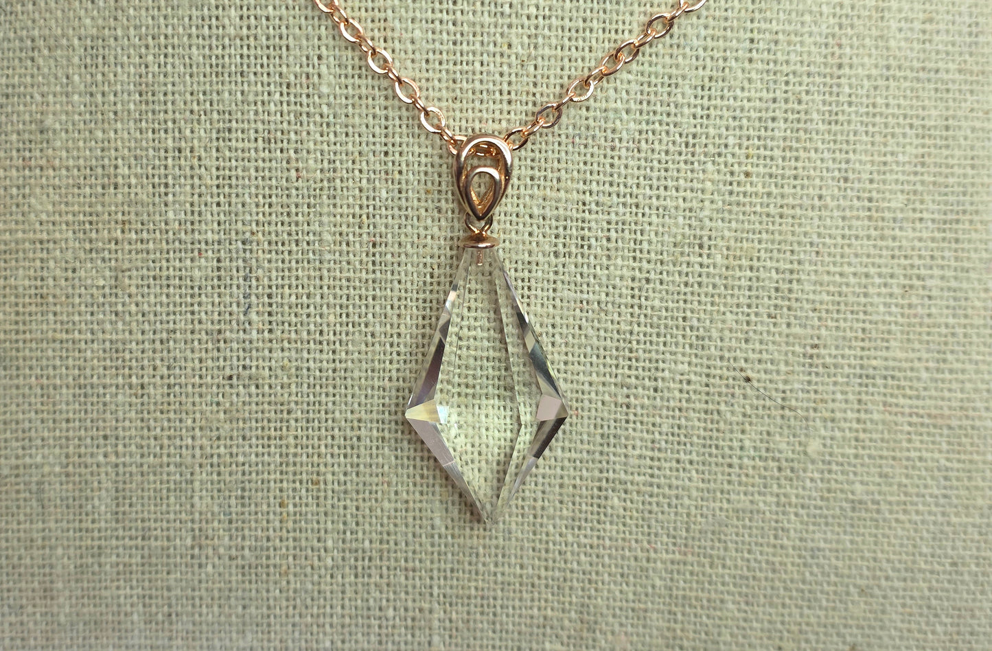 Clear Quartz Pendulum Pendant