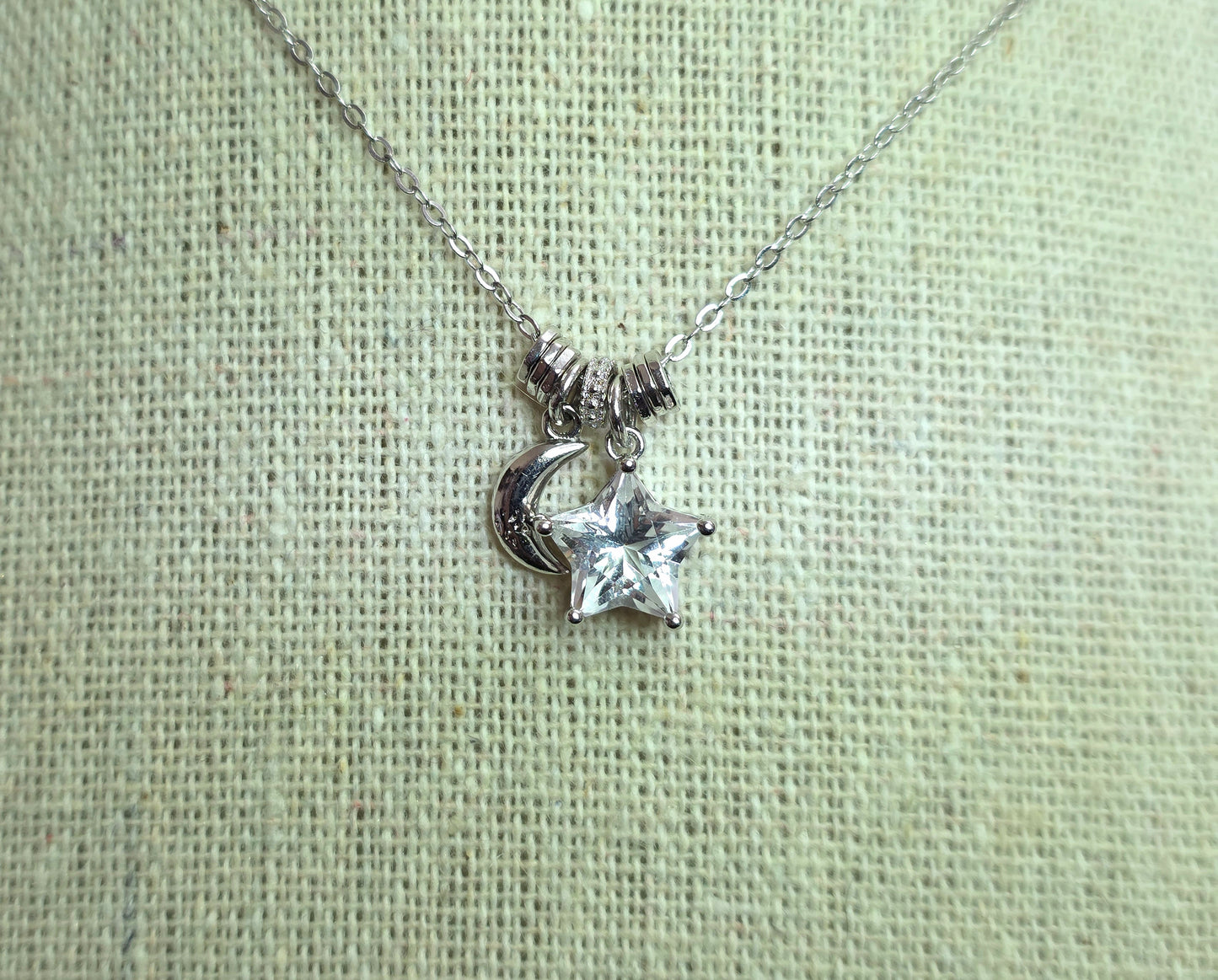 Clear Quartz Star Necklace