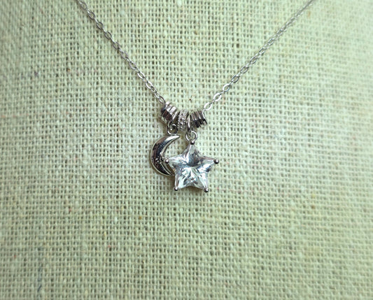 Clear Quartz Star Necklace